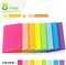 Sticky Notes Bright Colors Self-Stick Pads 8 Packs 400 Sheets